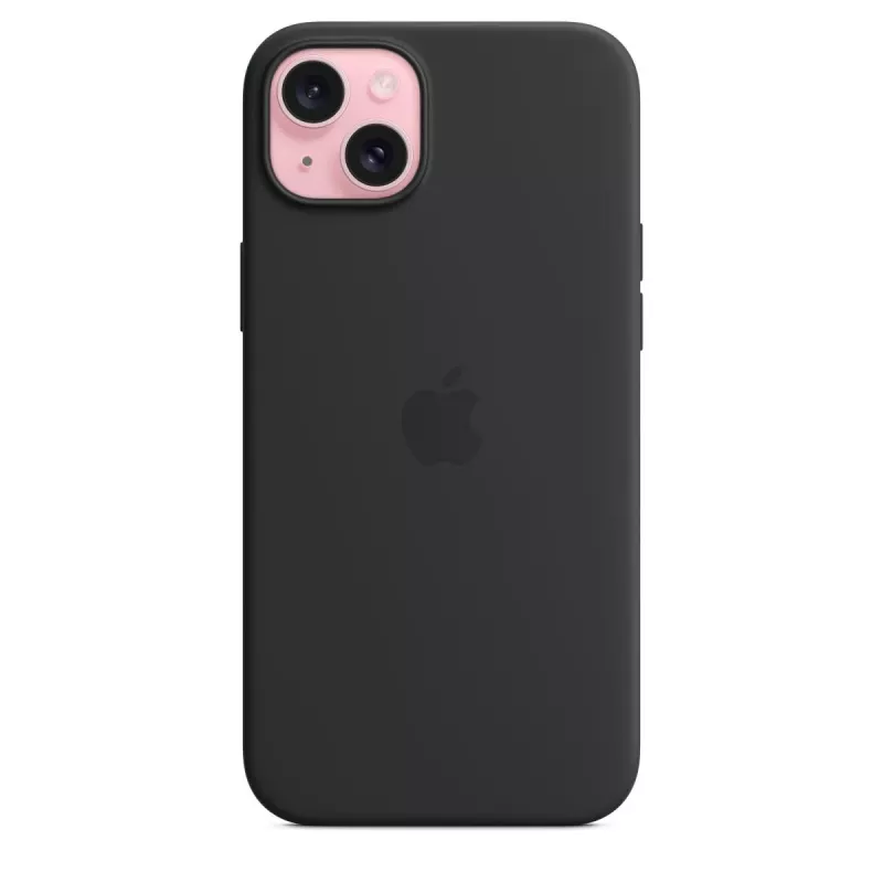 Θήκη Apple iPhone 15 Plus Silicone Case με MagSafe Μαύρο