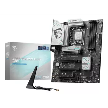 Μητρική MSI B860 GAMING PLUS WIFI — Intel B860, LGA 1851, ATX, DDR5, 4x DIMM, 3x M.2, Wi‑Fi 7, 5GbE