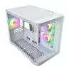 FSP S380-WA Κουτί Mini Tower mITX, mATX Λευκό ARGB