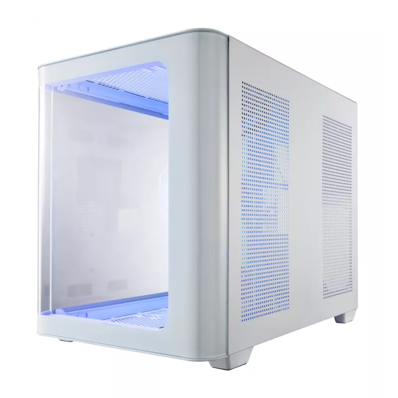 FSP S380-WA Κουτί Mini Tower mITX, mATX Λευκό ARGB