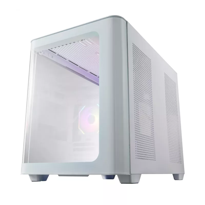 FSP S380-WA Κουτί Mini Tower mITX, mATX Λευκό ARGB