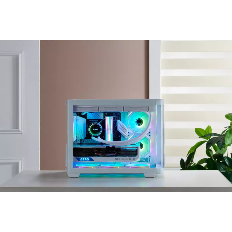 FSP S380-WA Κουτί Mini Tower mITX, mATX Λευκό ARGB