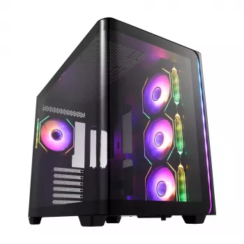 FSP M580-BA Κουτί Midi Tower mITX, mATX Μαύρο ARGB