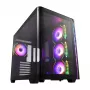 FSP M580-BA Κουτί Midi Tower mITX, mATX Μαύρο ARGB