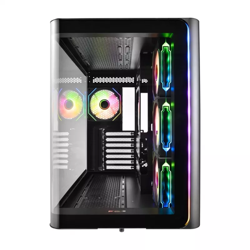 FSP M580-BA Κουτί Midi Tower mITX, mATX Μαύρο ARGB