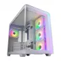 FSP M580-WA Κουτί Midi Tower mITX, mATX Λευκό ARGB, Midi Tower, PC, Λευκό, ATX, micro ATX, Mini-ITX, Γυαλί, SPCC, Gaming