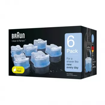 Φυσίγγιο καθαρισμού Braun CCR6 μπλε 6 τεμ.