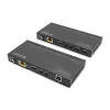 Σετ επέκτασης HDBaseT KVM DIGITUS 150m 4K/60Hz. USB 2.0. PoC. IR. Μαύρο