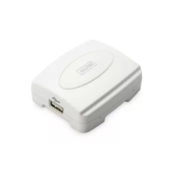 USB Print server DIGITUS, 1 θύρα 1x RJ45, 1x USB A, USB 2.0 για όλα τα κοινά λειτουργικά συστήματα