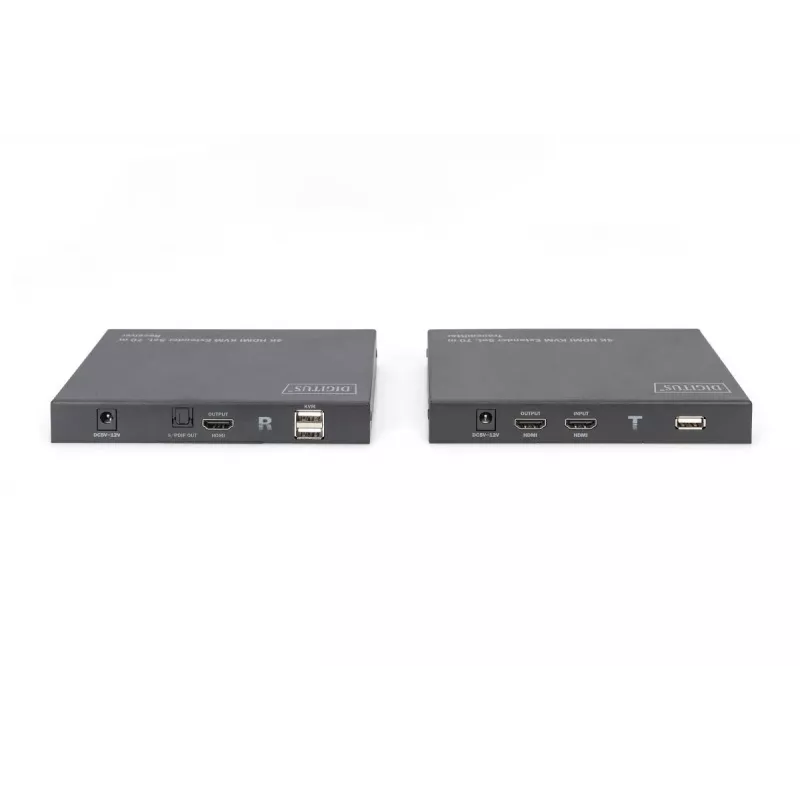 Σετ επέκτασης HDMI 2.0 HDMI KVM DIGITUS – 70 m, USB 1.1, υποστήριξη οθόνης αφής