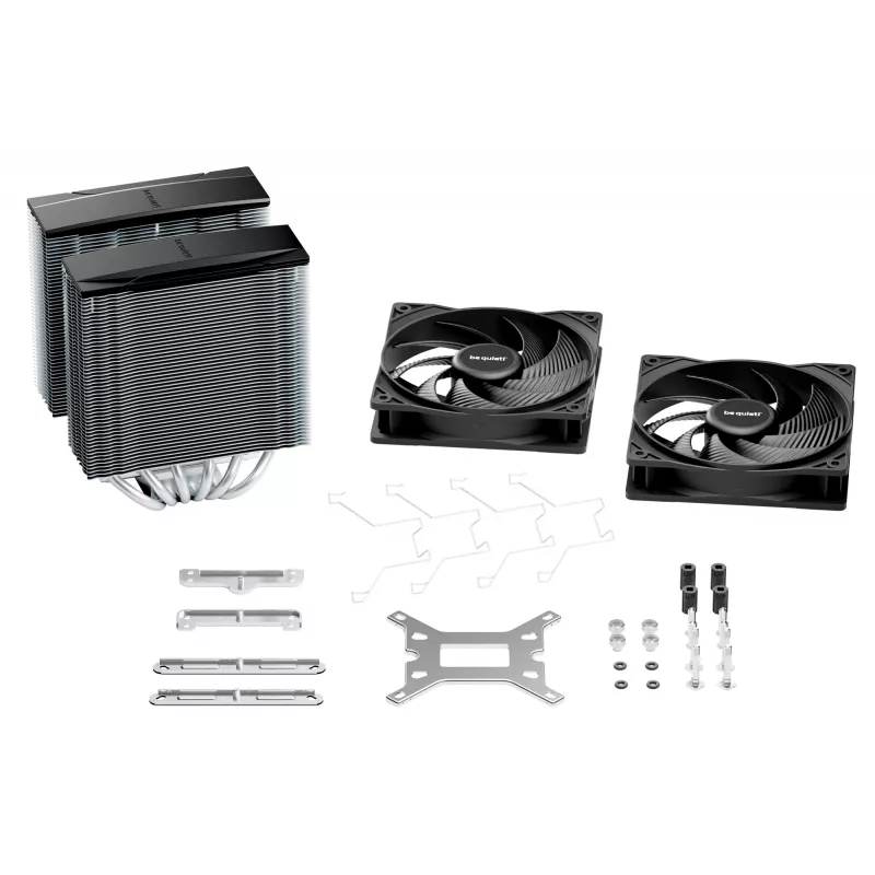 be quiet! Pure Rock Pro 3 ψύκτρα επεξεργαστή αέρα 12 cm ασημί 1 τεμ.