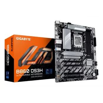 GIGABYTE B860 DS3H Μητρική – Υποστηρίζει Intel Core Ultra CPUs, 8+1+2+2 φάσεις VRM, έως 9066 MHz DDR5, 1x PCIe 5.0 + 1x PCIe 4.0 M.2, 2,5 GbE LAN, USB 3.2 Gen 2x2
