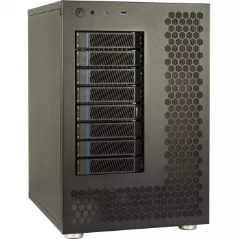 Θήκη HDD Inter-Tech NAS-8 2,5/3,5 ίντσες μαύρο