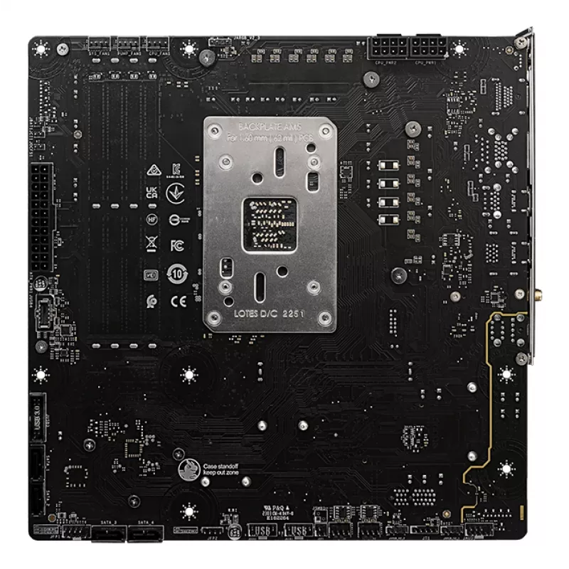 MSI B650M PROJECT ZERO Μητρική κάρτα AMD B650 Socket AM5 micro ATX