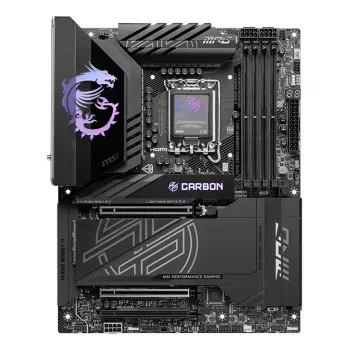 Μητρική κάρτα MSI MPG Z890 CARBON WIFI ATX — Intel LGA1851, Z890, DDR5, 4x DIMM, 5x M.2, Wi‑Fi 7, 2,5Gb LAN
