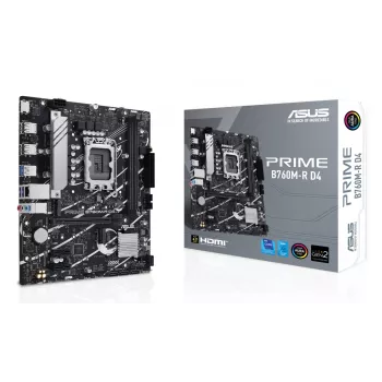 Μητρική κάρτα ASUS PRIME B760M-R D4 Intel B760 LGA 1700 micro ATX