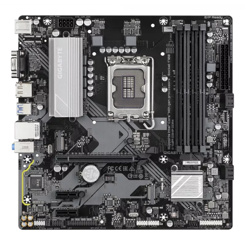Μητρική κάρτα GIGABYTE B760M D3HP DDR4, Intel LGA 1700, Micro ATX