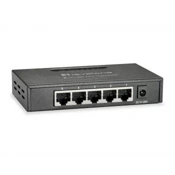 LevelOne GEU-0523 Διακόπτης δικτύου Unmanaged Gigabit Ethernet (10/100/1000) Μαύρο