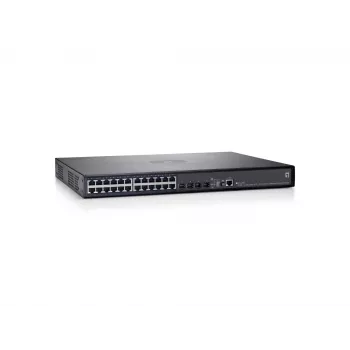 LevelOne 26-Port Stackable L3 Managed Gigabit Ethernet διακόπτης, 4 θύρες SFP/RJ45 Combo, 2 υποδοχές μονάδας 10-Gigabit