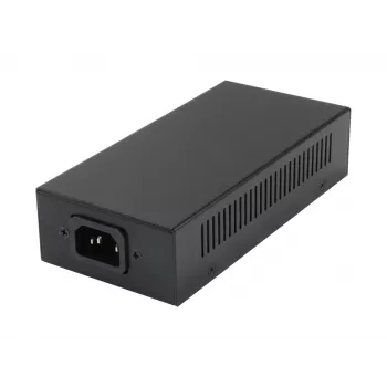 LevelOne Gigabit PoE Injector, 60 W, 802.3at/af PoE, Gigabit Ethernet, 10,100,1000 Mbit/s, IEEE 802.3af, IEEE 802.3at, IEEE 802.3bt, μαύρο, τροφοδοσία, 60 W