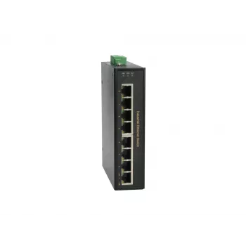 LevelOne 8-Port Fast Ethernet PoE βιομηχανικός διακόπτης, 4 έξοδοι PoE, 802.3at/af PoE, 126W, -40°C έως 75°C