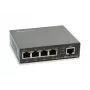 LevelOne 5-Port Gigabit PoE Switch, 802.3at/af PoE, 4 έξοδοι PoE, 60W