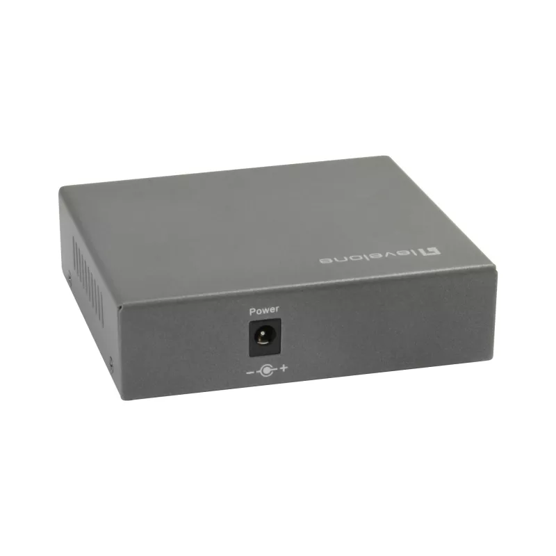 LevelOne 5-Port Gigabit PoE Switch, 802.3at/af PoE, 4 έξοδοι PoE, 60W