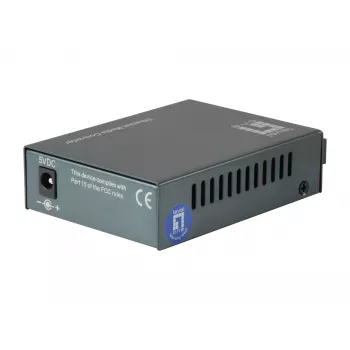 LevelOne RJ45 σε SC Fast Ethernet μετατροπέας μέσων, μονότροπη ίνα, 1550nm, 80km