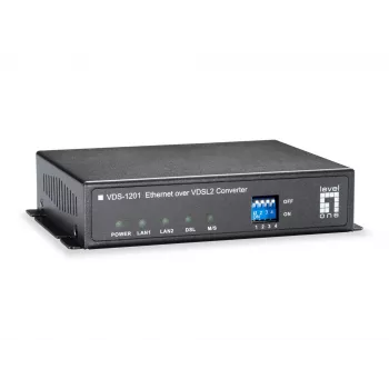 LevelOne VDS-1201 μετατροπέας μέσων δικτύου 100 Mbit/s μαύρο