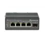 Network Switch LevelOne IGU-0501 Gigabit Ethernet PoE μαύρο