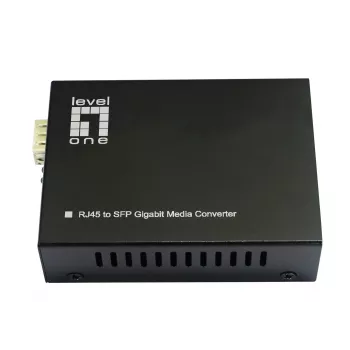 LevelOne RJ45 σε SFP Gigabit μετατροπέας μέσων, 802.3bt 90W PoE PSE
