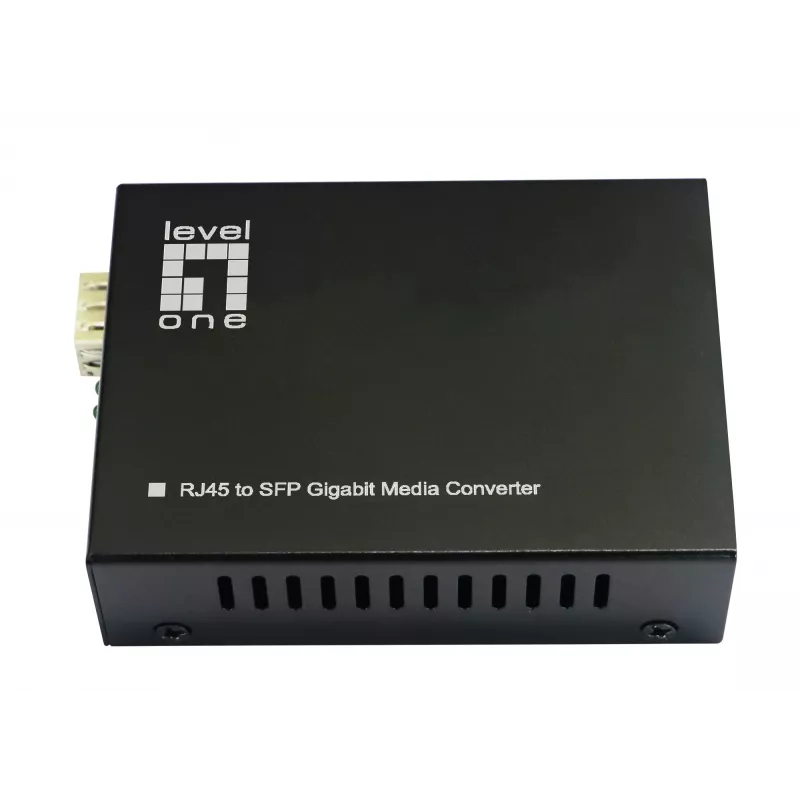 LevelOne RJ45 σε SFP Gigabit μετατροπέας μέσων, 802.3bt 90W PoE PSE