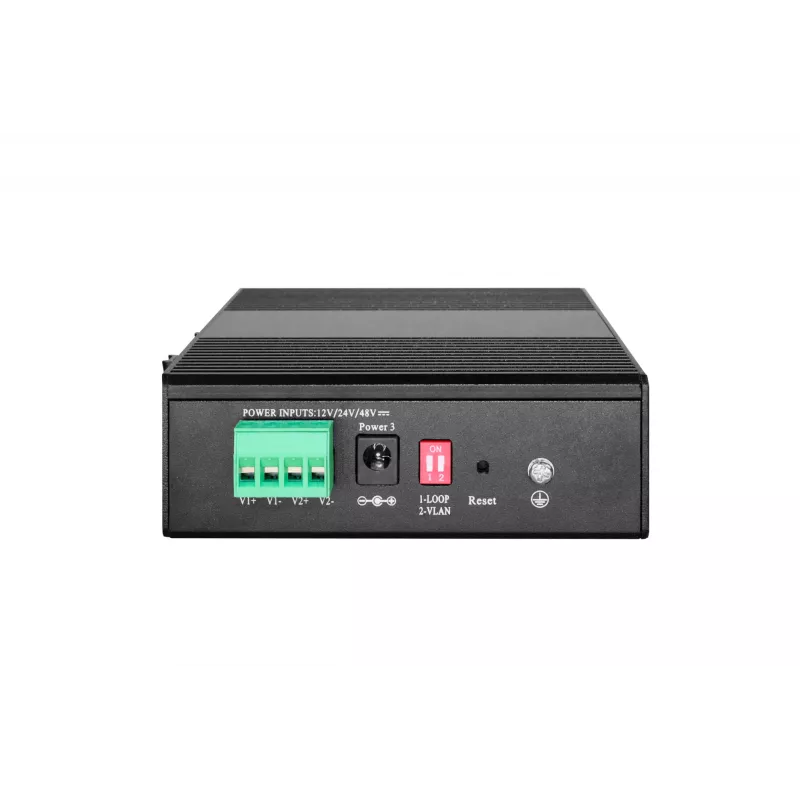 Managed Switch LevelOne Hilbert 8-Port βιομηχανικός Gigabit PoE Smart Lite Switch