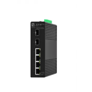 Managed Switch LevelOne Hilbert 6-Port βιομηχανικός Gigabit Smart Lite Switch