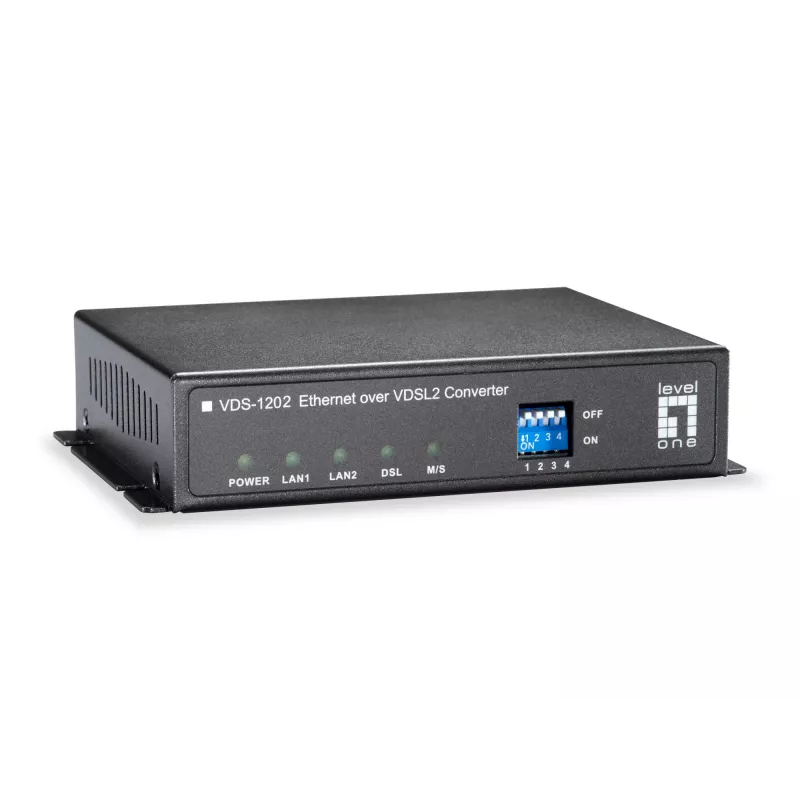 LevelOne VDS-1202 Μετατροπέας δικτύου 100 Mbit/s γκρι