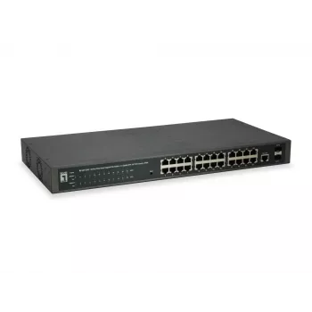 LevelOne GEP-2652 Διακόπτης δικτύου Managed L2 Gigabit Ethernet (10/100/1000) Power over Ethernet (PoE) γκρι