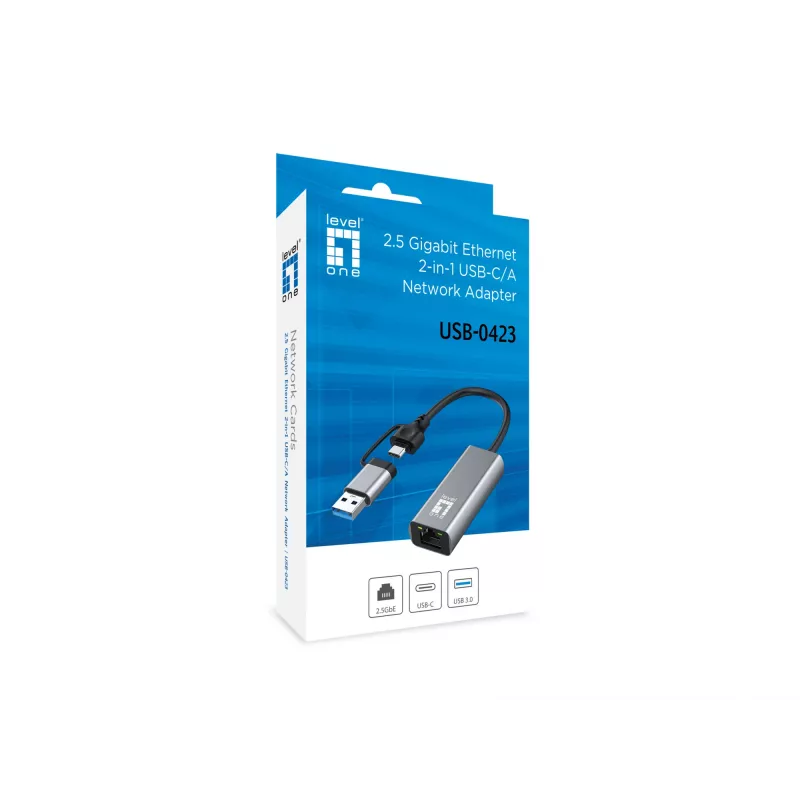 LevelOne USB-0423 Κάρτα δικτύου Ethernet 2500 Mbit/s
