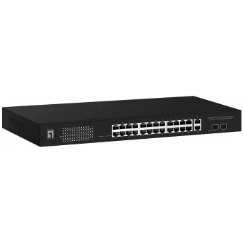 LevelOne GEP-2841 Διακόπτης δικτύου Managed L2 Gigabit Ethernet (10/100/1000) Power over Ethernet (PoE) 1U μαύρο