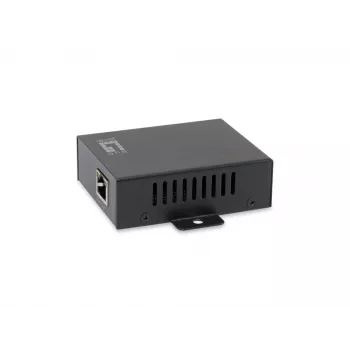 LevelOne 1-Port RJ-45 Gigabit PoE Repeater, IEEE 802.3, IEEE 802.3af, IEEE 802.3at, IEEE 802.3u, IEEE 802.3x, μαύρο, 100 m, RoHS, UKCA, CE, 0 - 40 °C, 0 - 90%