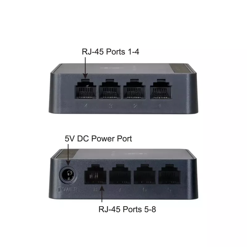LevelOne FEU-0812 Διακόπτης δικτύου Unmanaged Fast Ethernet (10/100) μαύρο