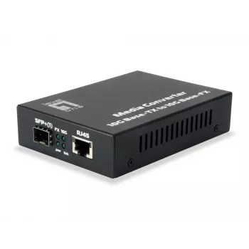 LevelOne GVT-0500 Μετατροπέας δικτύου 10000 Mbit/s μαύρο