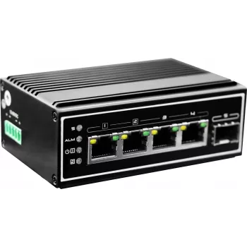 LevelOne IGP-0502 Διακόπτης δικτύου Unmanaged Gigabit Ethernet (10/100/1000) Power over Ethernet (PoE) μαύρο
