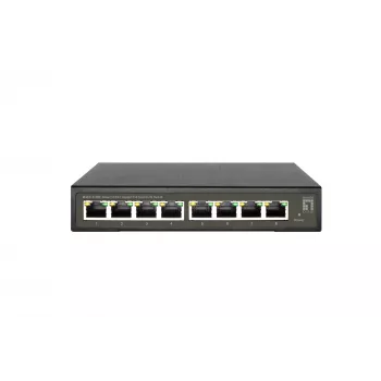 LevelOne Hilbert 8-Port Gigabit PoE Smart Lite Switch, 802.3at/af PoE, 8 έξοδοι PoE, 112,8W PoE-Budget