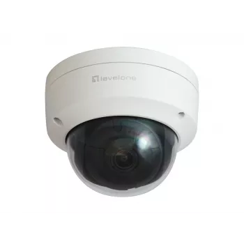 LevelOne GEMINI Fixed Dome IP κάμερα δικτύου, 2 Megapixel, H.265, ανθεκτική σε βανδαλισμό, 802.3af PoE, εσωτερικού/εξωτερικού χώρου