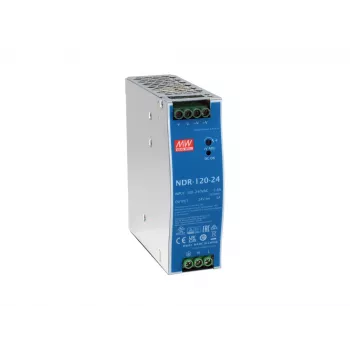 LevelOne 24V DC βιομηχανικό τροφοδοτικό POW-2442 120W ράγα DIN -20 έως +70 °C