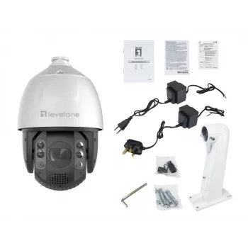 LevelOne FCS-4072 GEMINI PTZ IP κάμερα, 4 MP, 32x zoom, H.265, IR 200 m, εσωτερικού/εξωτερικού χώρου