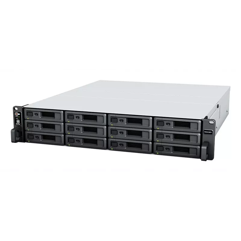 SYNOLOGY Rack Station Rs2423rp+ 12bay 2u Nas Server Bareborn Με Πλεονάζουσα Τροφοδοσία