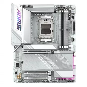 GIGABYTE X870E AORUS ELITE WIFI7 ICE Μητρική - Υποστηρίζει AMD Ryzen 9000 CPUs, 16+2+2 Φάσεις Digital VRM, έως 8200Hz DDR5 (OC), 3xPCIe 5.0 + 1xPCIe 4.0, Wi-Fi 7, 2.5GbE LAN, USB 4