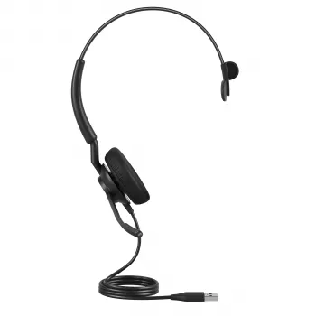 Jabra Engage 40 - (Inline Link) USB-C/A MS Mono, Ενσύρματο, Γραφείο/Callcenter, 45 g, Headset, Μαύρο