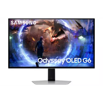 Samsung G60SD Οθόνη Υπολογιστή 68,6 cm (27 Ίντσες) 2560 x 1440 Pixel Quad HD OLED Ασημί
